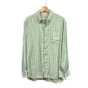 Tommy Bahama Shirt Mens Large Long Sleeve Button Front Multicolor Plaid Sample